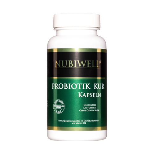Nubiwell Probiotik Kur 90 Kapseln á 421 mg = 37,9 g Nubiwell Probiotik Kur 90 Kapseln á 421 mg = 37,9 g