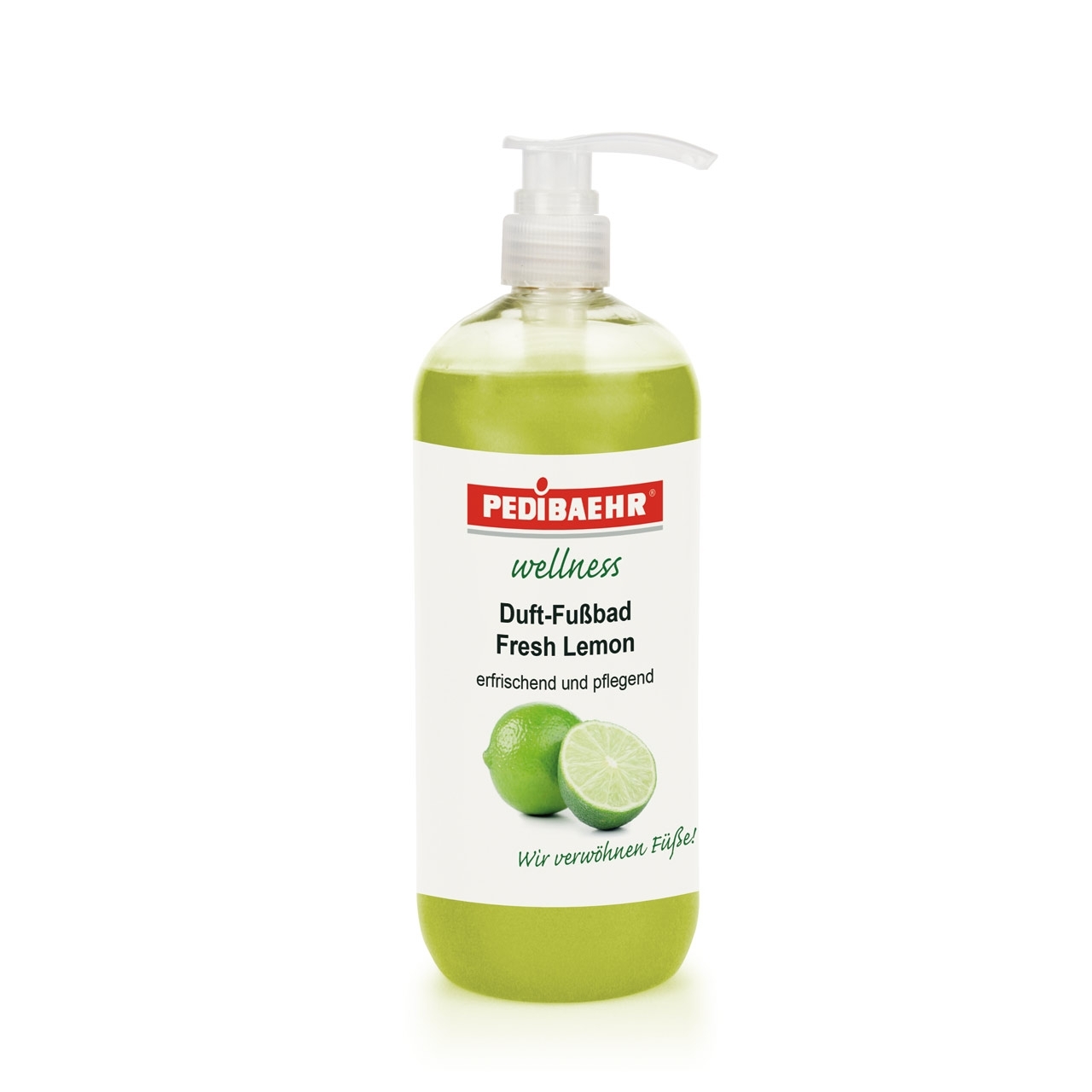 PEDIBAEHR Wellness Duft-Fußbad Fresh Lemon + Pumpe 1000 ml PEDIBAEHR Wellness Duft-Fußbad Fresh Lemon + Pumpe 1000 ml