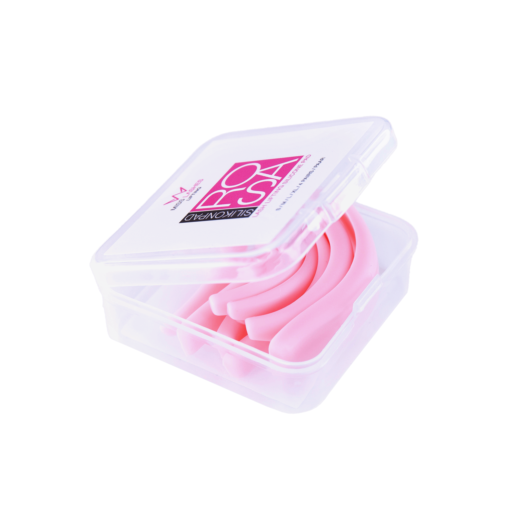 MISS LASHES Selbsthaftende Silikonpads in Rosa - L-Curl Mixbox MISS LASHES Selbsthaftende Silikonpads in Rosa - L-Curl Mixbox