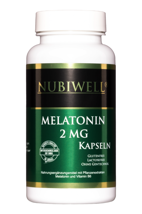 Nubiwell Melatonin 2 mg 90 Kapseln á 430 mg = 38,7 g Nubiwell Melatonin 2 mg 90 Kapseln á 430 mg = 38,7 g