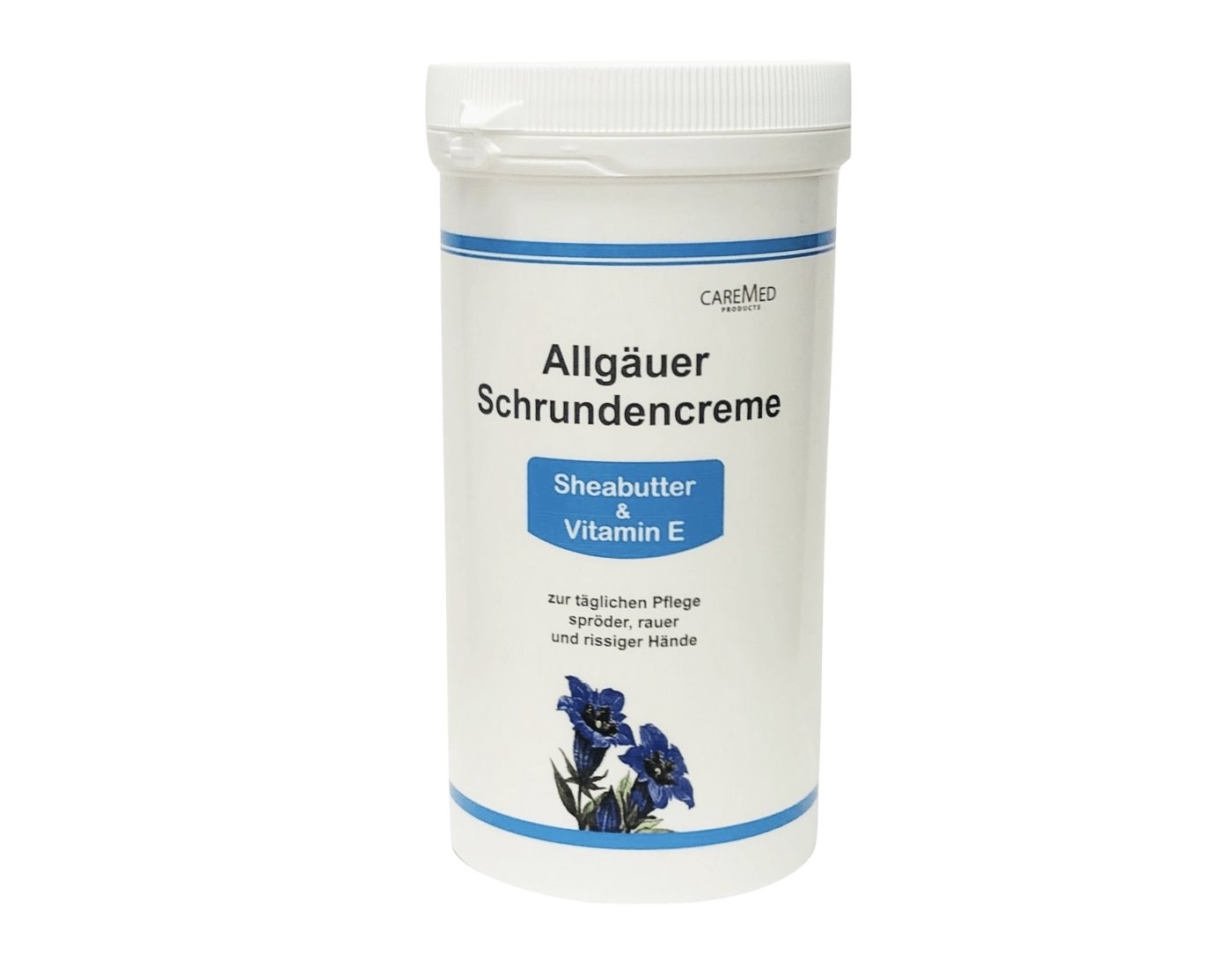 CareMed Allgäuer Schrundencreme 450 ml Dose | ohne Dosierspender CareMed Allgäuer Schrundencreme 450 ml Dose | ohne Dosierspender