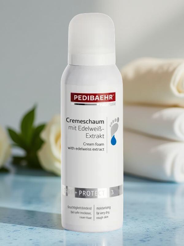 PEDIBAEHR - Cremeschaum mit Edelweiß-Extrakt 125 ml PEDIBAEHR - Cremeschaum mit Edelweiß-Extrakt 125 ml