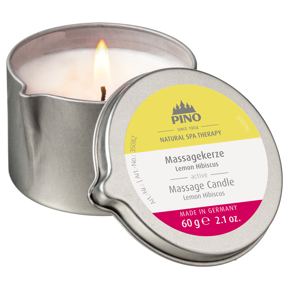 PINO Massagekerzen Lemon Hibiscus - active  PINO Massagekerzen Lemon Hibiscus - active