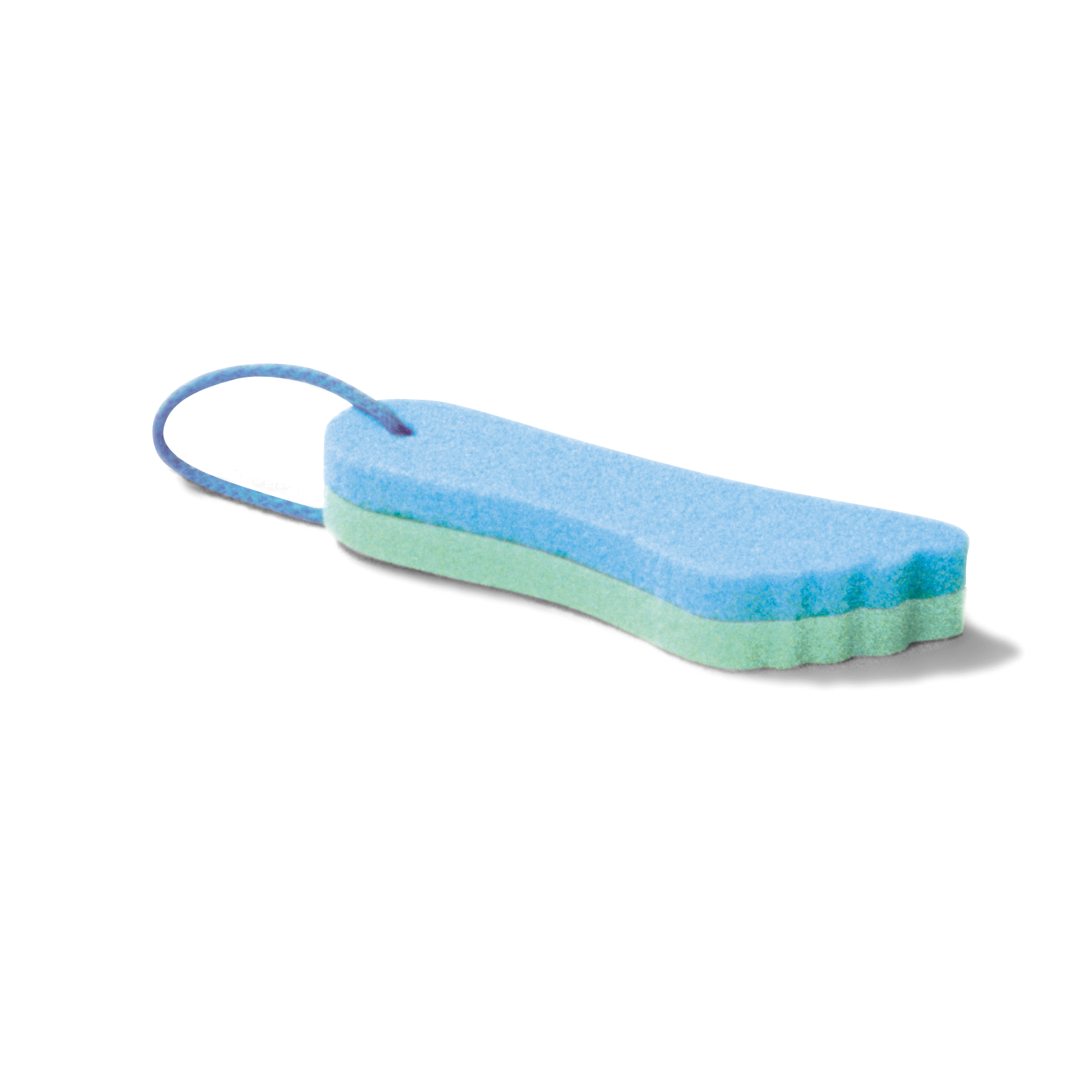 Bimsschwamm Füßchen, blau/grün, 1 Beutel (12 Stk.) Bimsschwamm Füßchen, blau/grün, 1 Beutel (12 Stk.)