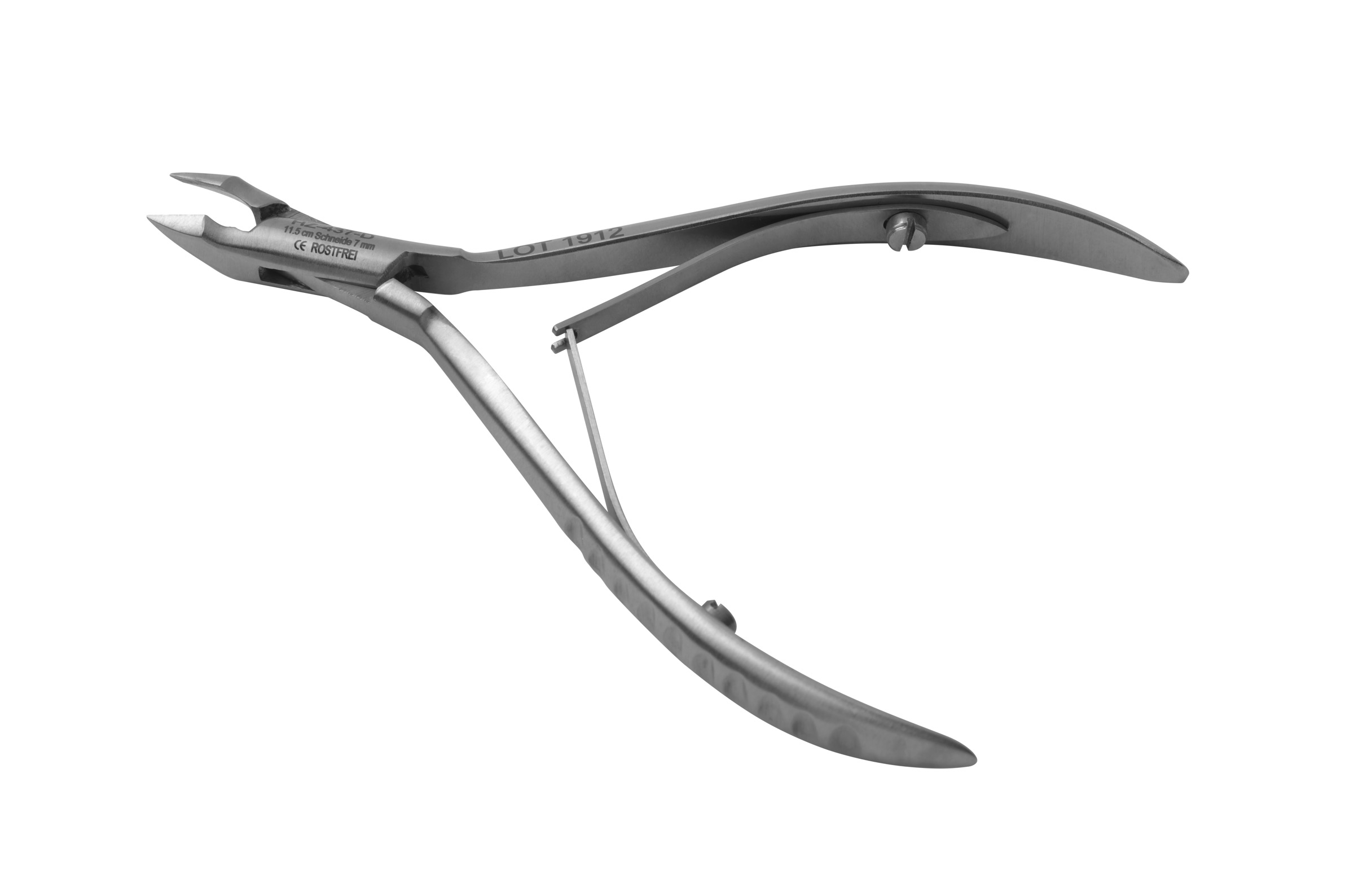 Tadelia® Professional Hautzange für diabetische Fußpflege | HZ-437-D | Länge 11,5 cm Schneide 7 mm  Tadelia® Professional Hautzange für diabetische Fußpflege | HZ-437-D | Länge 11,5 cm Schneide 7 mm