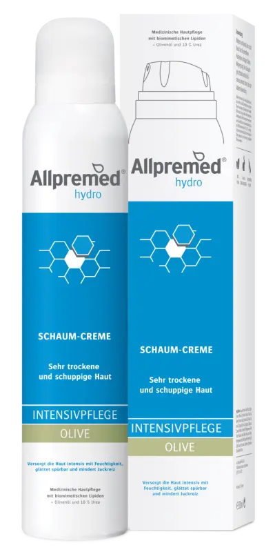 Allpremed hydro Lipid Schaum-Creme INTENSIVPFLEGE Olive 200 ml