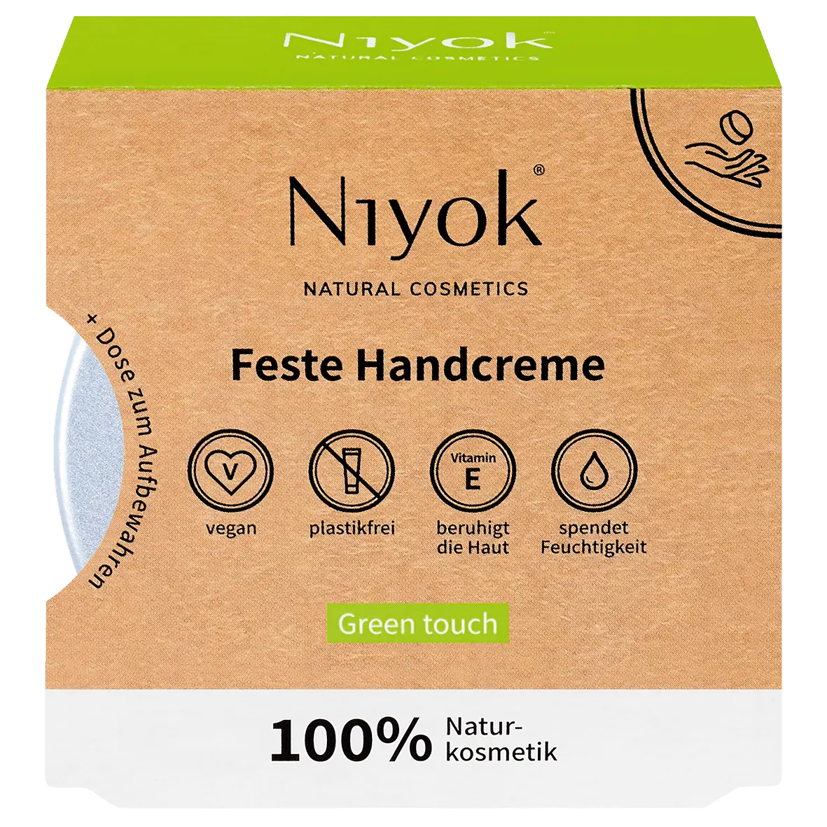 Niyok Feste Handcreme, 50 g, GREEN TOUCH