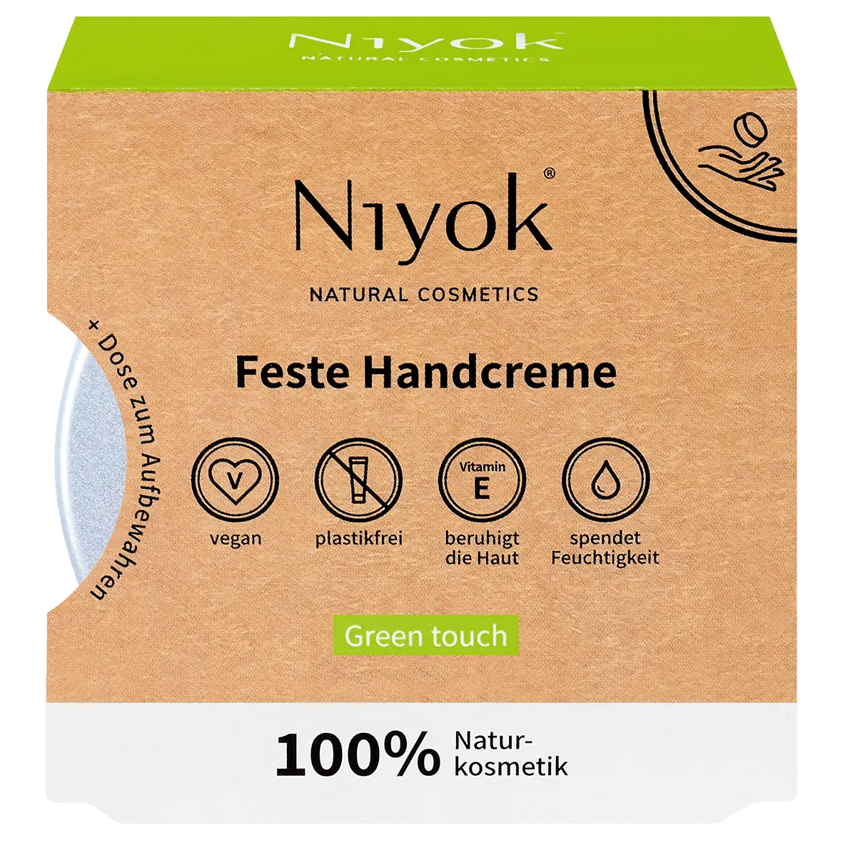 Niyok Feste Handcreme, 50 g, GREEN TOUCH Niyok Feste Handcreme, 50 g, GREEN TOUCH