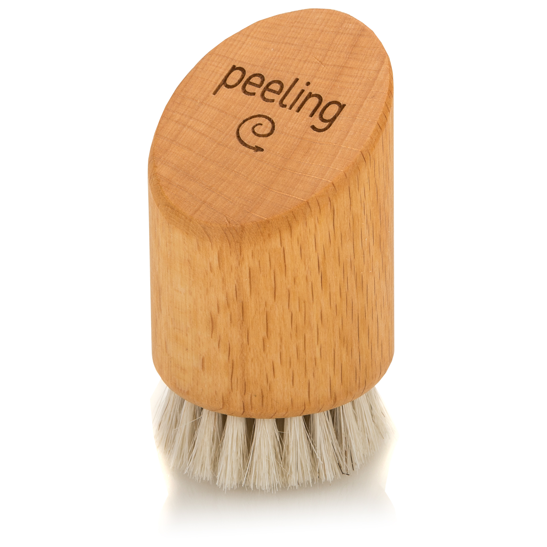 Peelingbürste aus Buche Mähne Peelingbürste aus Buche Mähne