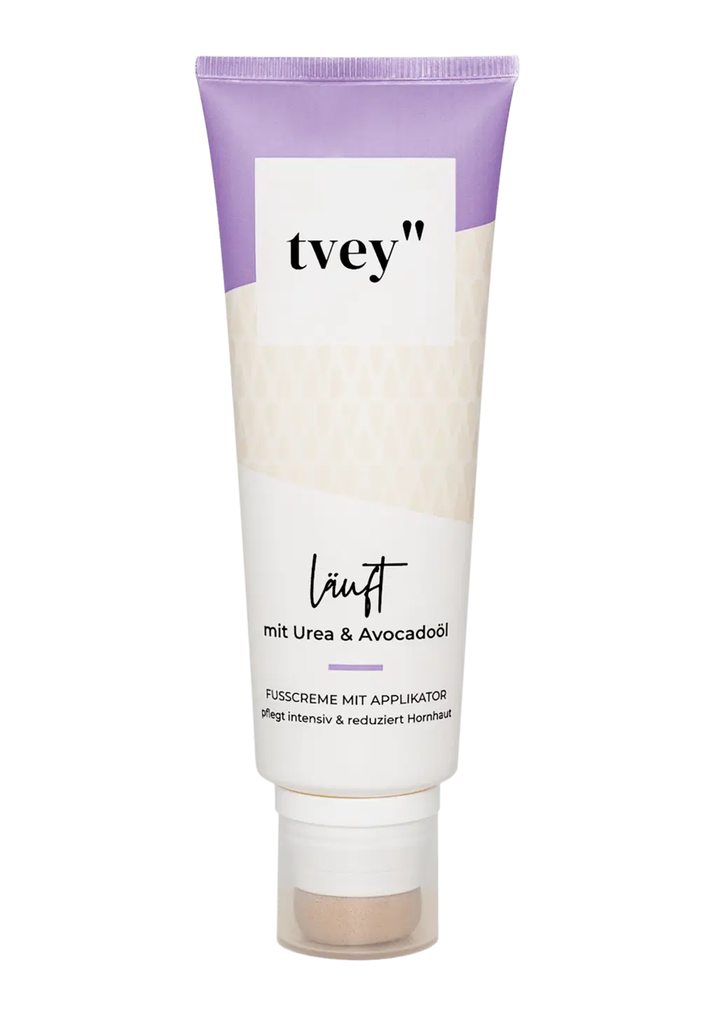 tvey Fußcreme "läuft", mit Urea & Avocadoöl, 75 ml