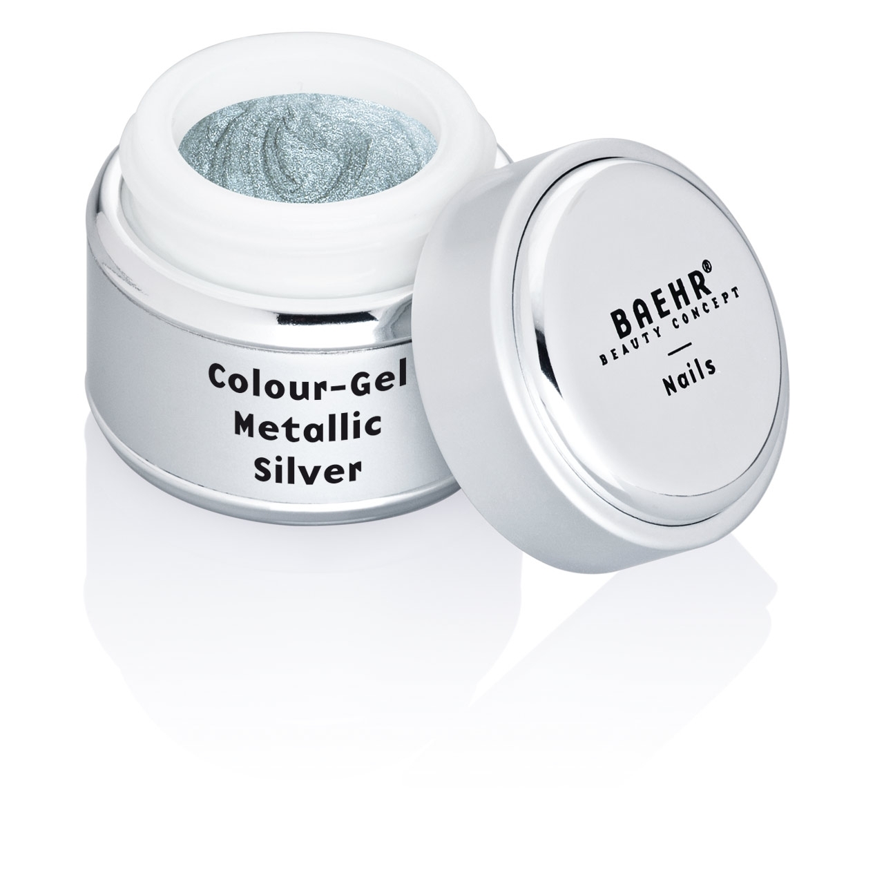 BAEHR BEAUTY CONCEPT - NAILS Colour-Gel Metallic Silver 5 ml BAEHR BEAUTY CONCEPT - NAILS Colour-Gel Metallic Silver 5 ml