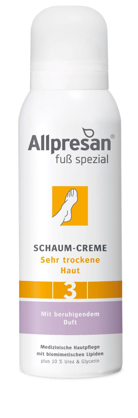 Allpresan Fuß Spezial Schaum-Creme 3 Sehr trockene Haut mit beruhigendem Duft 125 ml Allpresan Fuß Spezial Schaum-Creme 3 Sehr trockene Haut mit beruhigendem Duft 125 ml