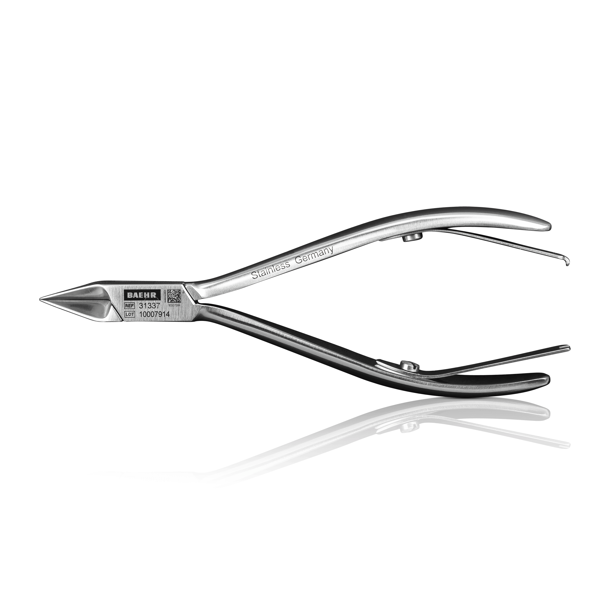 BAEHR PODOLINE Eckenzange 13 cm, gerade Schneide, 16mm BAEHR PODOLINE Eckenzange 13 cm, gerade Schneide, 16mm