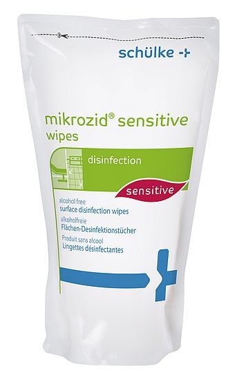Schülke Mikrozid sensitive wipes, Nachfüllbeutel à 200 Stück Schülke Mikrozid sensitive wipes, Nachfüllbeutel à 200 Stück