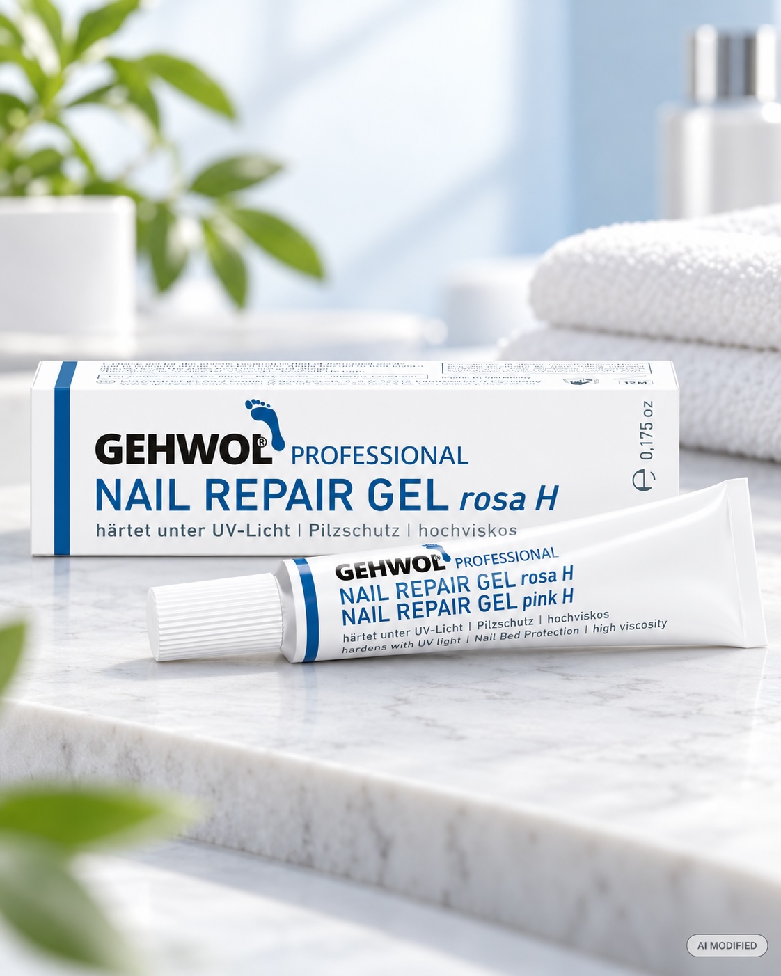 GEHWOL Nail repair Gel rosa H, hochviskos 5 ml Tube
