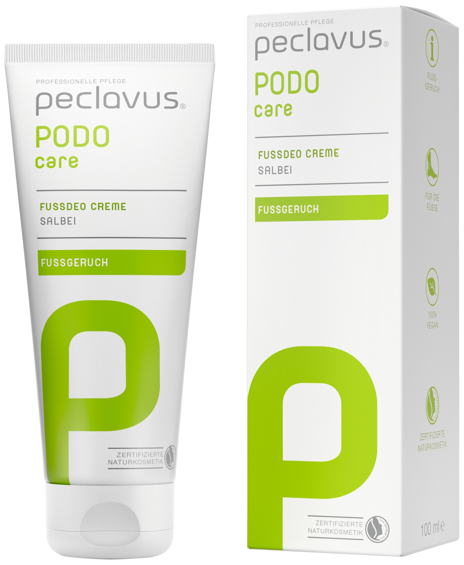 Peclavus PODOcare Fußdeo Creme | 100 ml