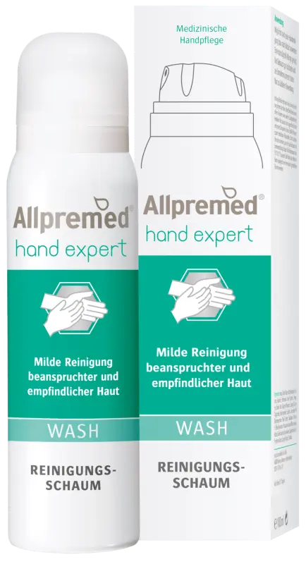 🔴 Allpremed hand expert, hand expert Reinigungs-Schaum WASH 100 ml 🔴 Allpremed hand expert, hand expert Reinigungs-Schaum WASH 100 ml