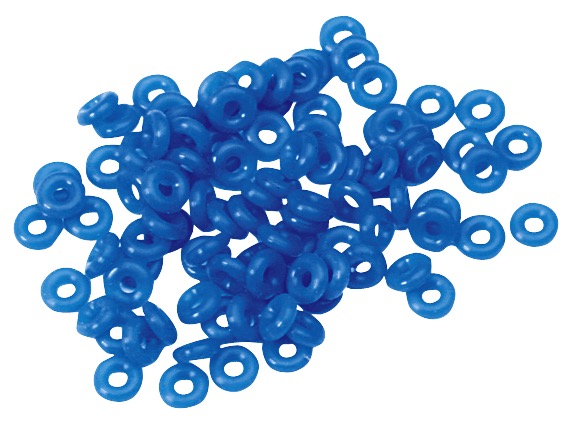 Schutzringe für Fräser blau, 100 Stück
