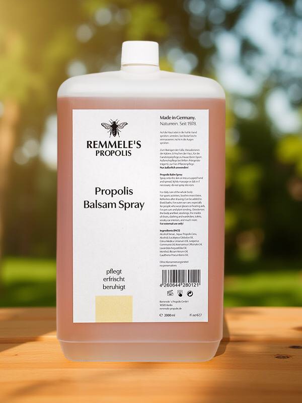 🐝 REMMELE`s PROPOLIS Balsam Spray zur hygienischen Händereinigung | 2,0 Liter 🐝 REMMELE`s PROPOLIS Balsam Spray zur hygienischen Händereinigung | 2,0 Liter