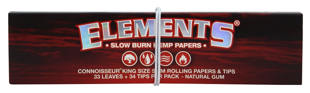 Elements Papers I Red Connoisseur Papers With Tips, 24 x 33 Papers BOX