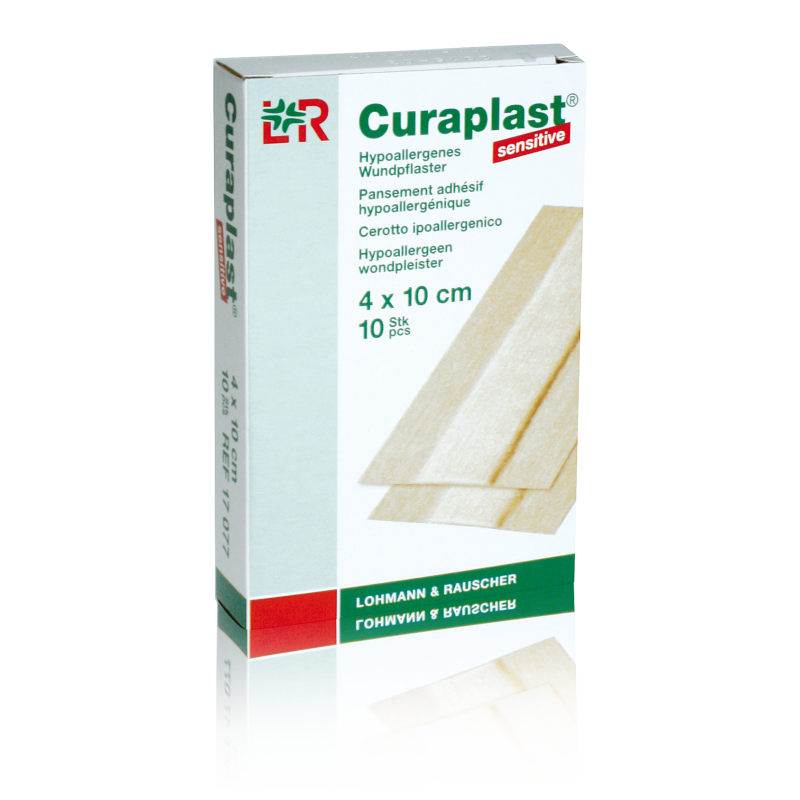 LR Curaplast sensitive 4 cm x 10 cm, 1 Pack (10 Stk.)