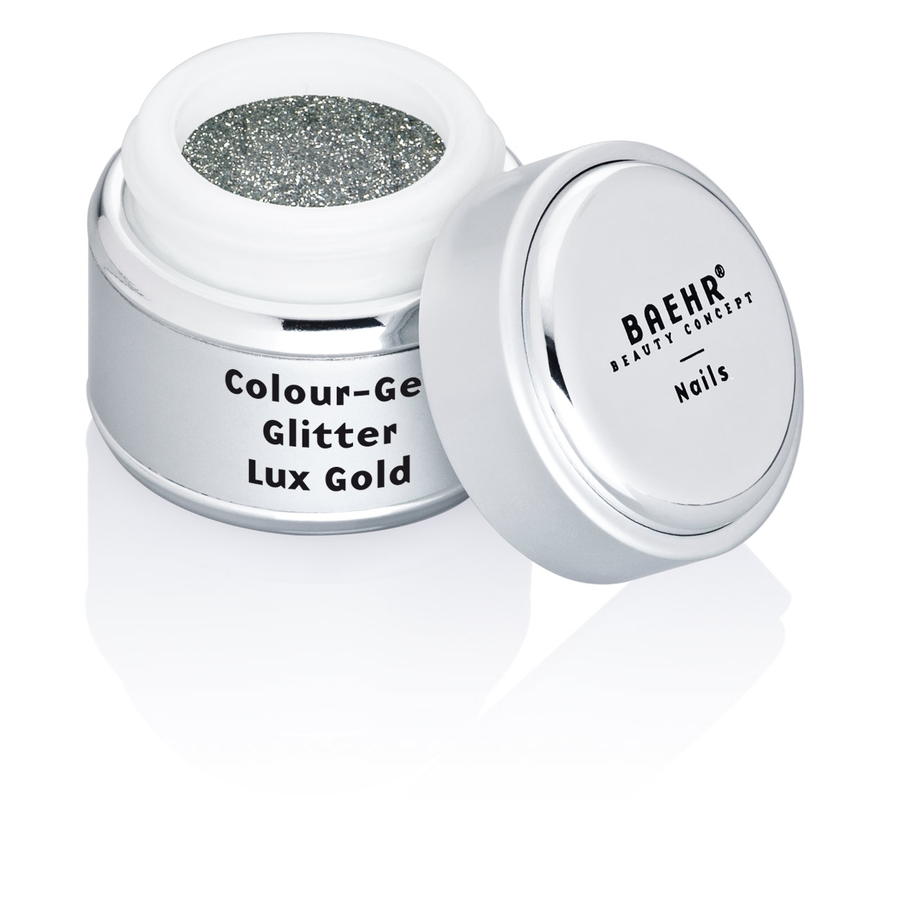 BAEHR BEAUTY CONCEPT - NAILS Colour-Gel Glitter Silver 5 ml BAEHR BEAUTY CONCEPT - NAILS Colour-Gel Glitter Silver 5 ml