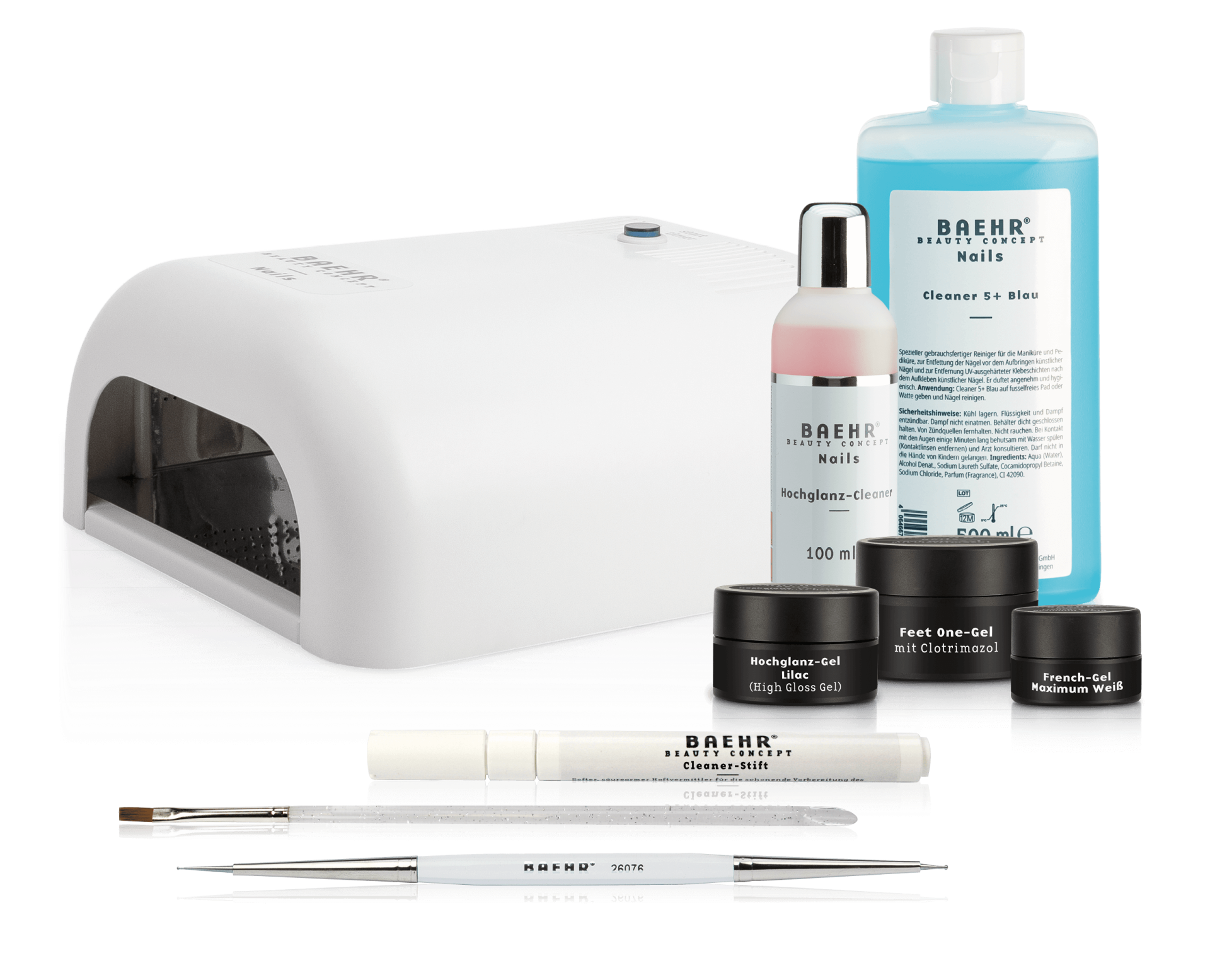 > BAEHR BEAUTY CONCEPT NAILS Starter-Set Fuß-French