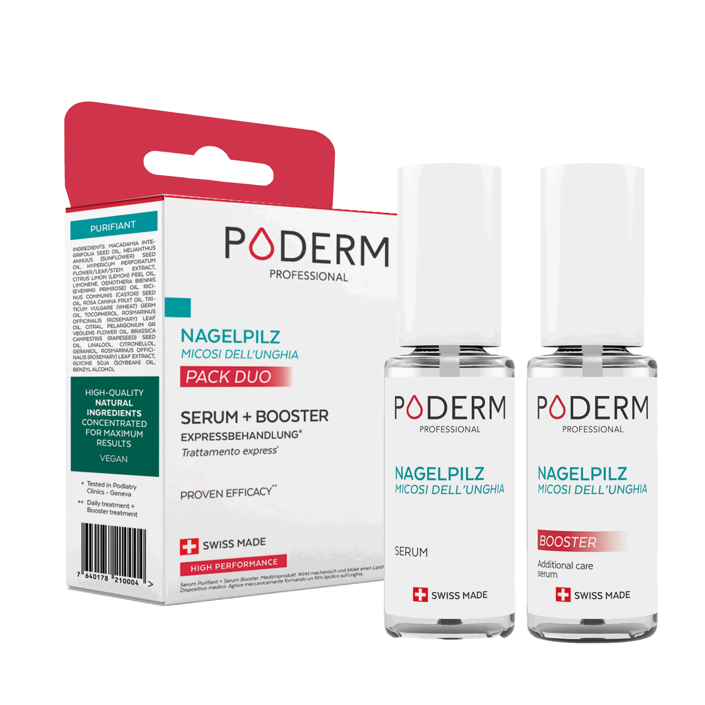 PODERM Duo Pack Nagelpilz + BOOSTER, 16 ml
