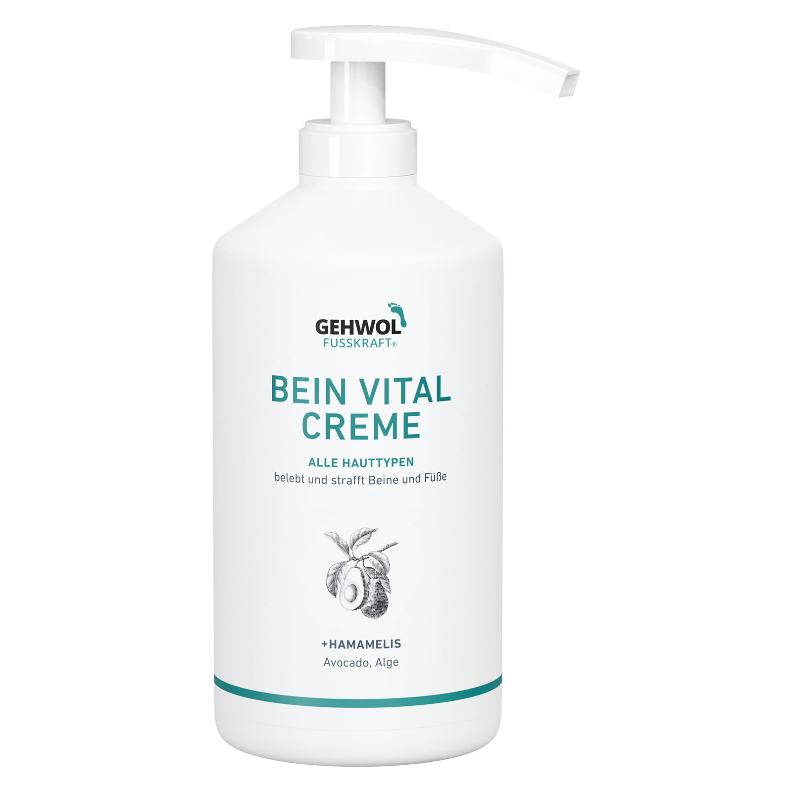 GEHWOL FUSSKRAFT Bein Vital Creme 0,5 l