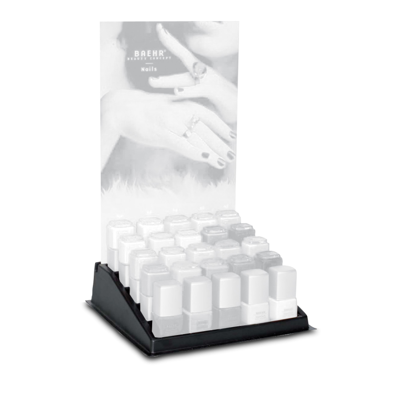BAEHR BEAUTY CONCEPT - Nagellack-Display leer schwarz BAEHR BEAUTY CONCEPT - Nagellack-Display leer schwarz