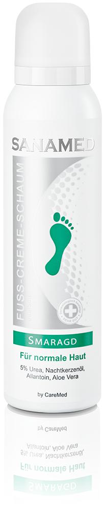Sanamed Fuß-Creme-Schaum "Smaragd" 300 ml Sanamed Fuß-Creme-Schaum "Smaragd" 300 ml