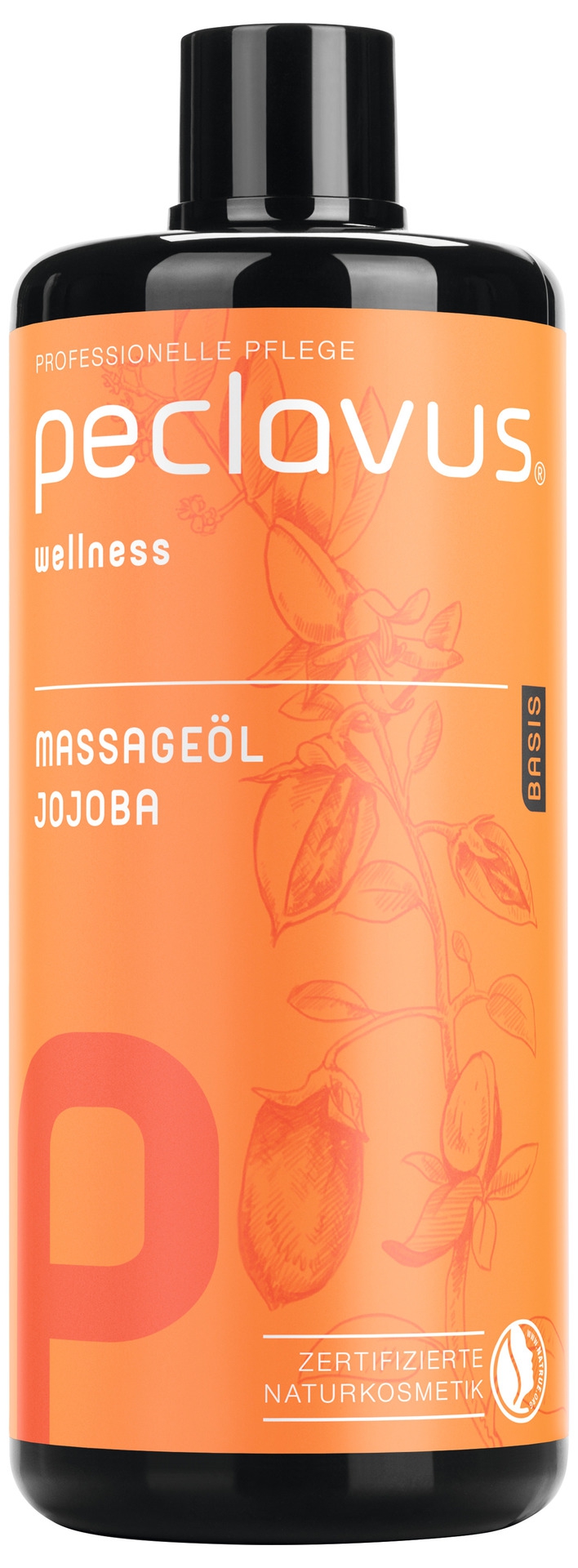 PECLAVUS Massageöl Jojoba 500 ml | Basis PECLAVUS Massageöl Jojoba 500 ml | Basis