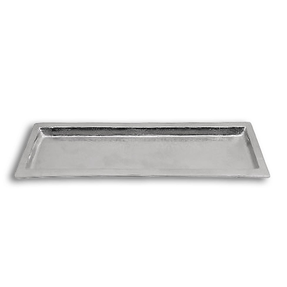 BAEHR Dekoplatte eckig, Aluminium 41 x 10 x 2 cm