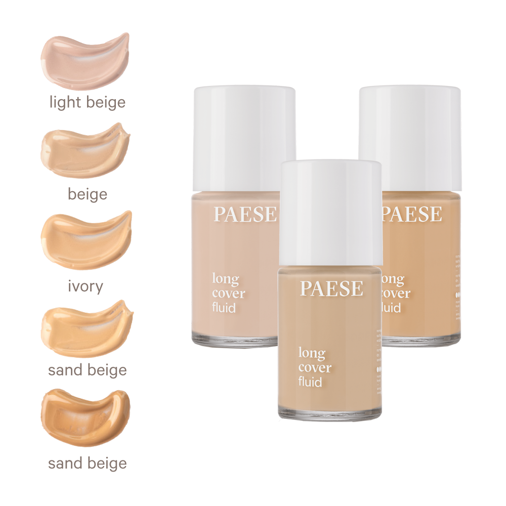 PAESE Long Cover Fluid 30 ml light beige PAESE Long Cover Fluid 30 ml light beige