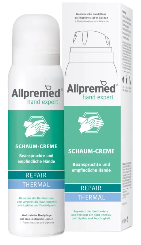 Allpremed hand expert Lipid Schaum-Creme REPAIR Thermal 100 ml 