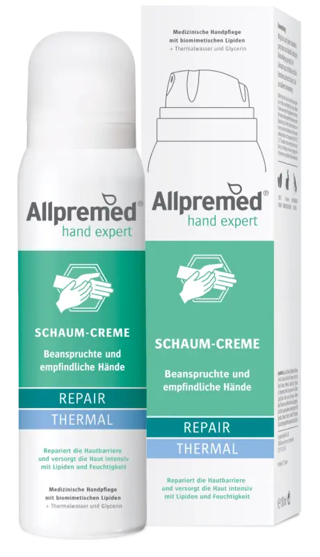 🔴 Allpremed hand expert Lipid Schaum-Creme REPAIR Thermal 100 ml  🔴 Allpremed hand expert Lipid Schaum-Creme REPAIR Thermal 100 ml