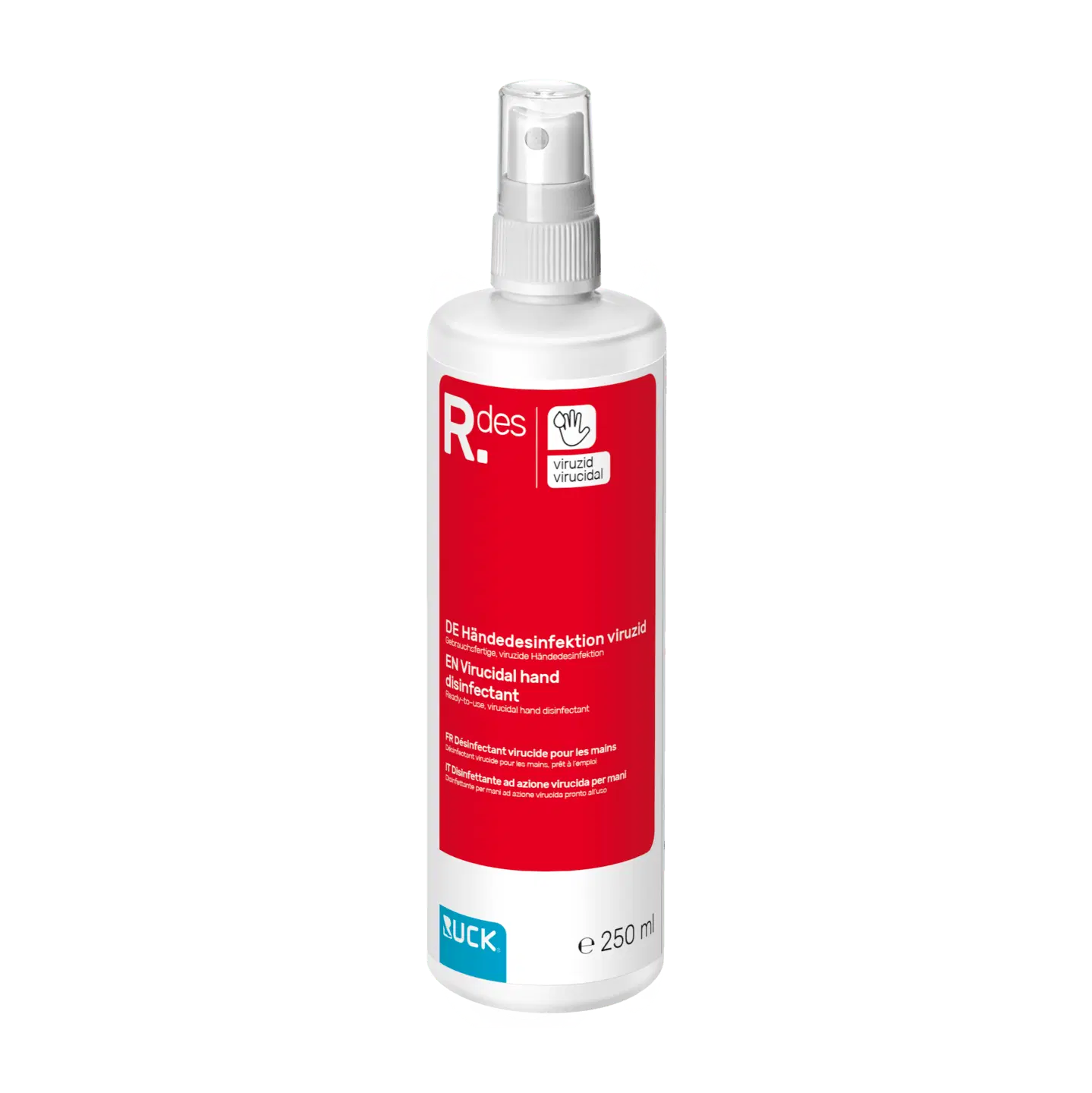 RUCK Haut- und Händedesinfektion viruzid | 250 ml