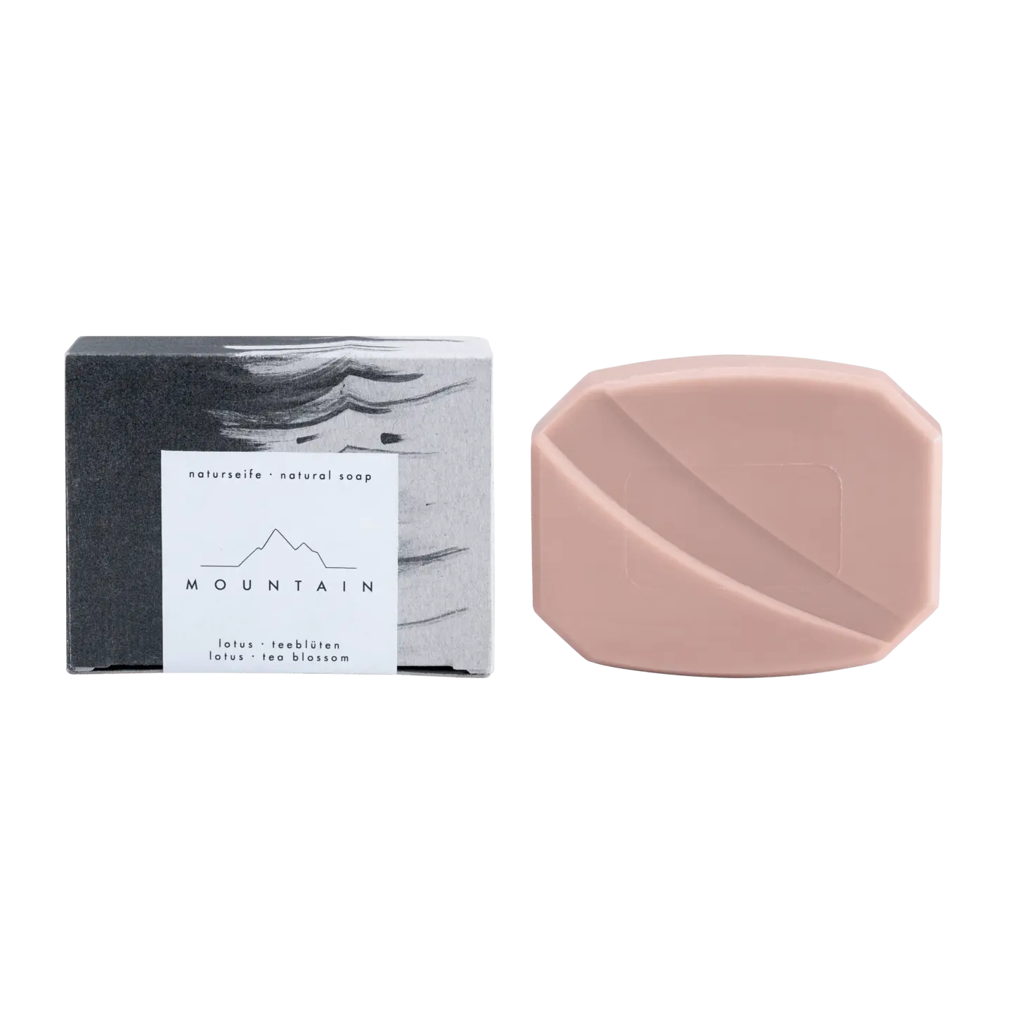 RUCK® Naturseife, 100 g Mountain - Lotus & Teeblüten RUCK® Naturseife, 100 g Mountain - Lotus & Teeblüten