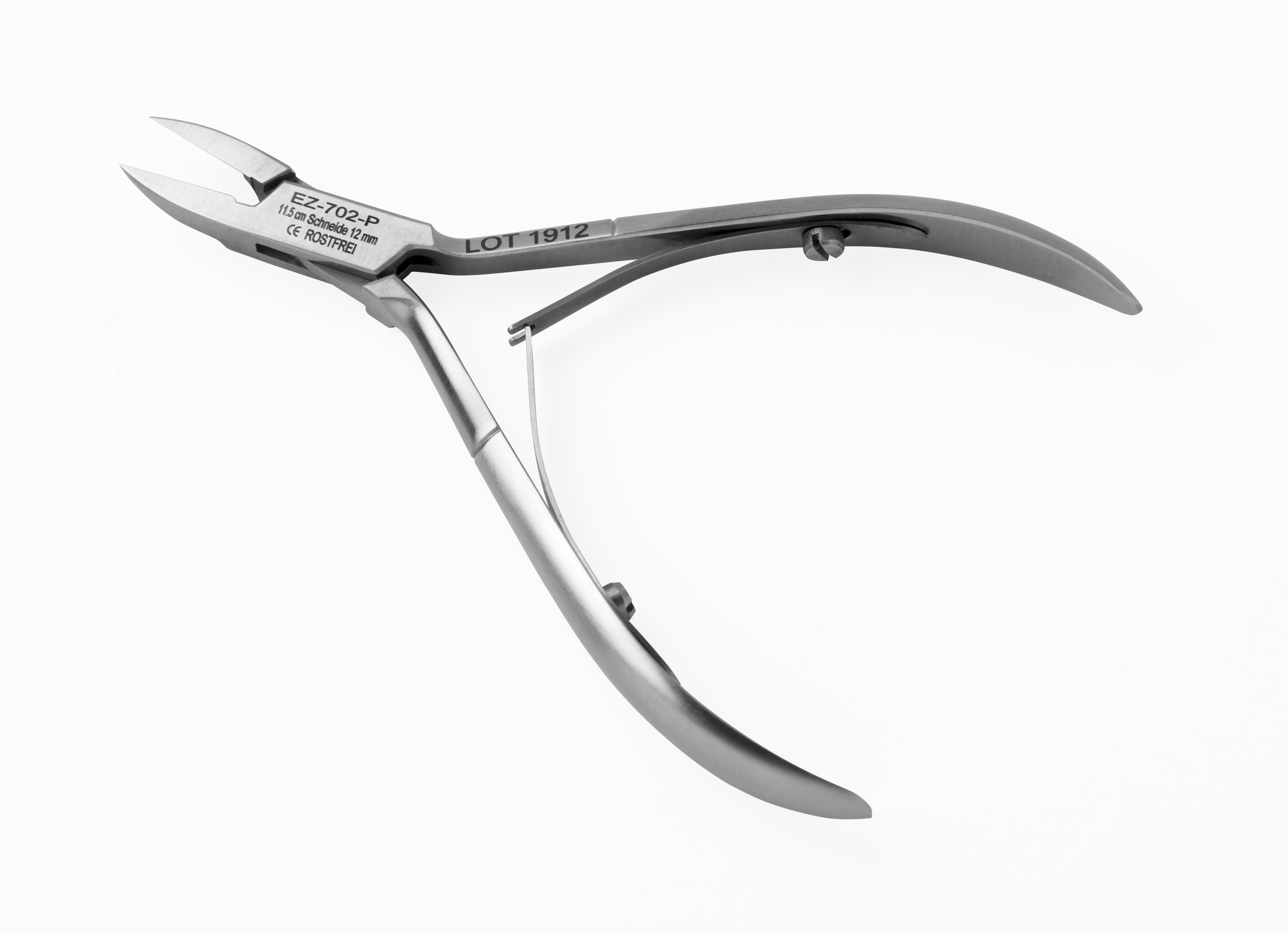Tadelia® Professional Eckenzange für Fußpflege und Podologie | EZ-702-P-1 | Länge 11,5 cm Schneide 12 mm  Tadelia® Professional Eckenzange für Fußpflege und Podologie | EZ-702-P-1 | Länge 11,5 cm Schneide 12 mm