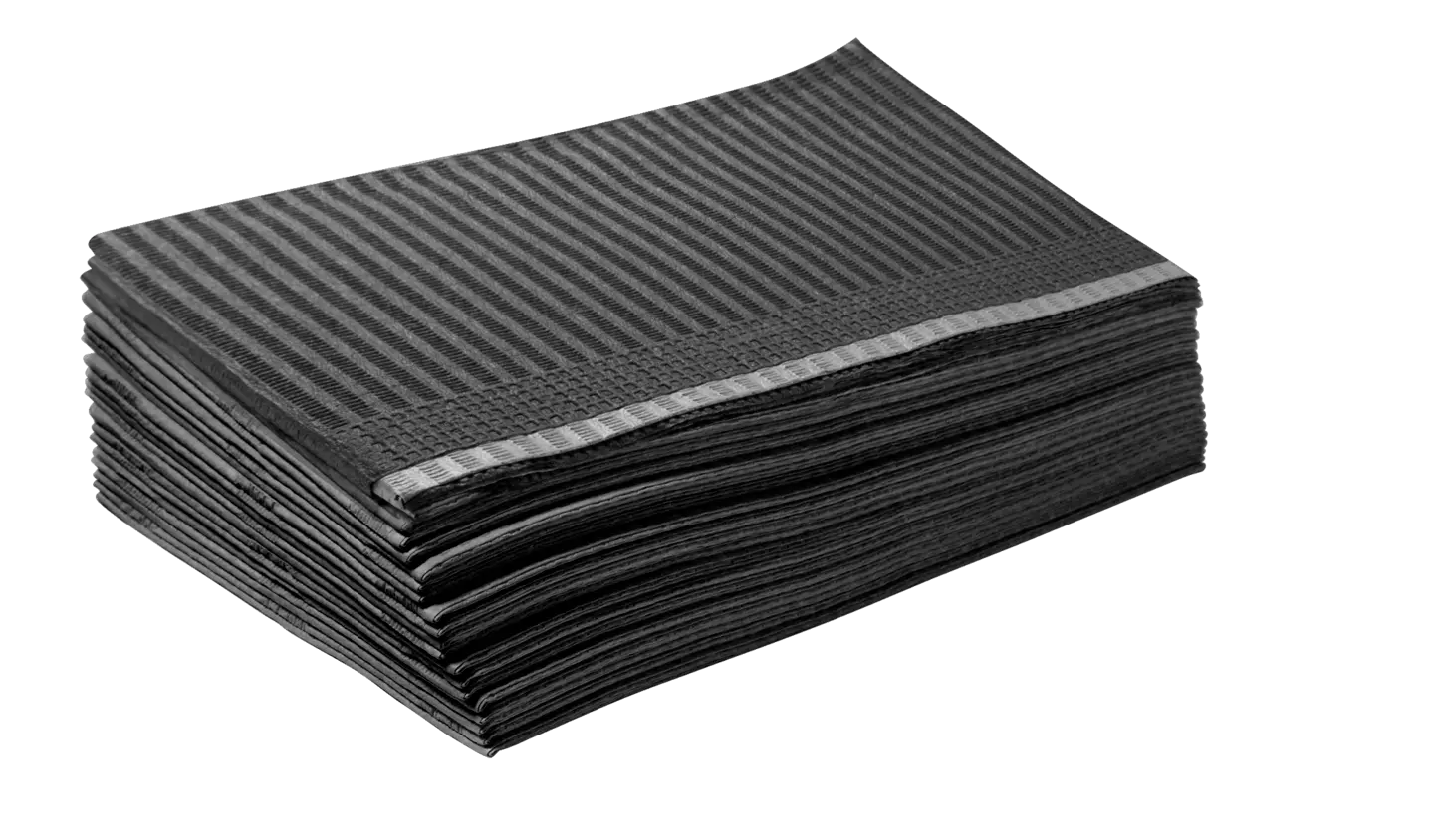 RUCK® Beschichtete Servietten schwarz 500 Stück RUCK® Beschichtete Servietten schwarz 500 Stück