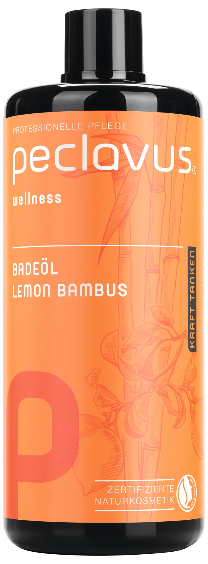 PECLAVUS Badeöl Lemon Bambus 500 ml | Kraft tanken