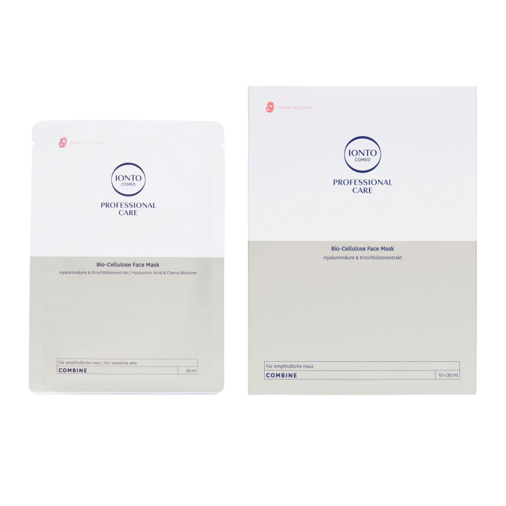 IONTO-COMED Professional Care Combine Bio-Cellulose-Mask Cherry Blossom 10 Stück IONTO-COMED Professional Care Combine Bio-Cellulose-Mask Cherry Blossom 10 Stück