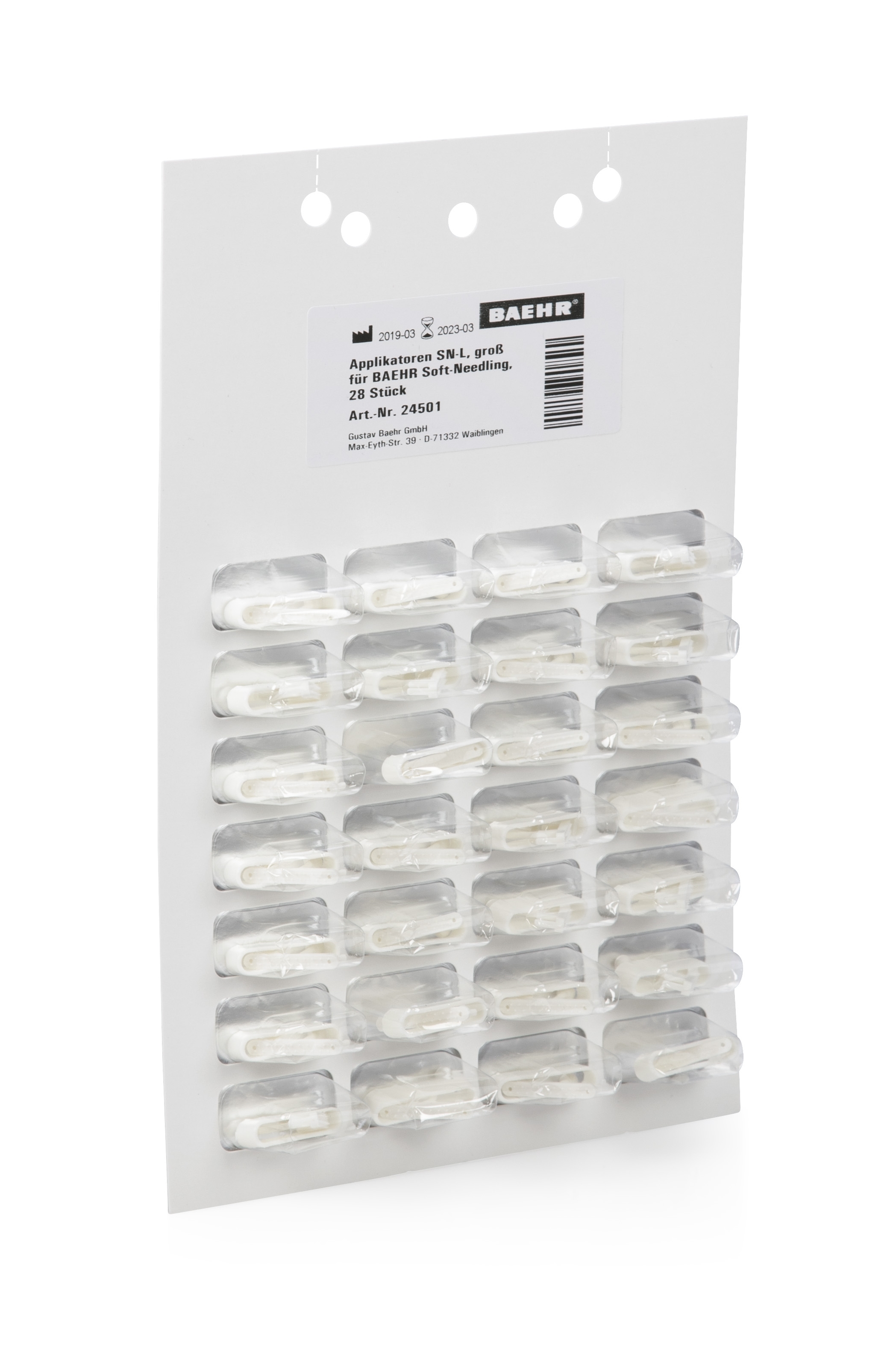 BAEHR Sterile Wechselaufsätze Large SN4 für Handstück Soft-Needling (28 Stck) BAEHR Sterile Wechselaufsätze Large SN4 für Handstück Soft-Needling (28 Stck)