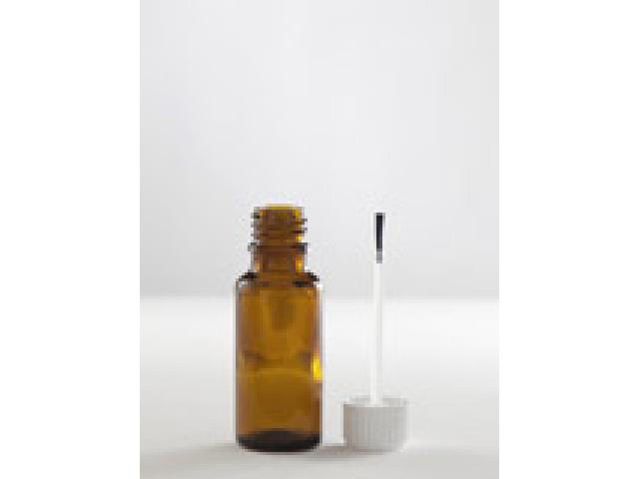 20 ml Glasflasche braun mit Pinselverschluss 20 ml Glasflasche braun mit Pinselverschluss