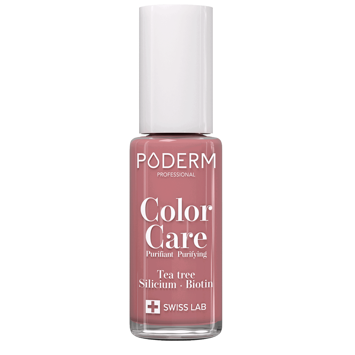 Poderm Nagellack Teebaumöl Color Care Altrosa 933, 8 ml