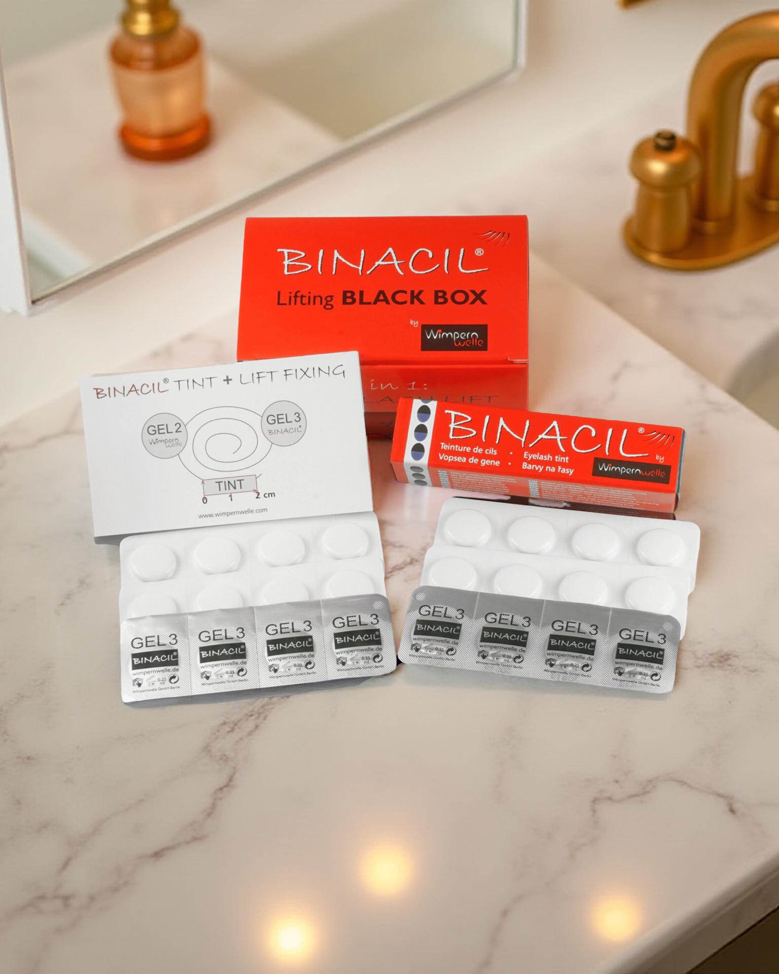 🌸 Wimpernwelle BINACIL LIfting BOX blauschwarz: Tint & Lift 🌸 Wimpernwelle BINACIL LIfting BOX blauschwarz: Tint & Lift