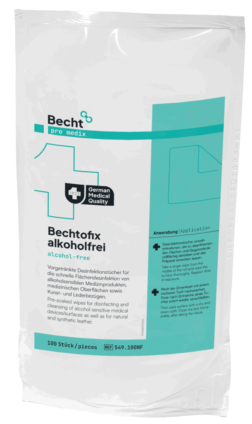 Bechtofix alkoholfrei Desinfektionstücher Nachfüllbeutel Bechtofix alkoholfrei Desinfektionstücher Nachfüllbeutel