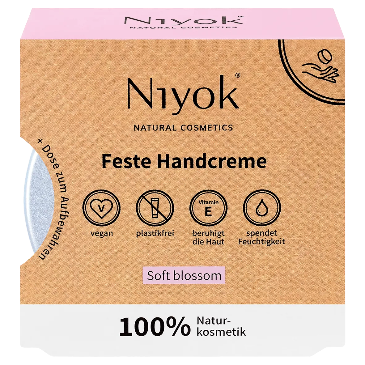 Niyok Feste Handcreme, 50 g, SOFT BLOSSOM Niyok Feste Handcreme, 50 g, SOFT BLOSSOM