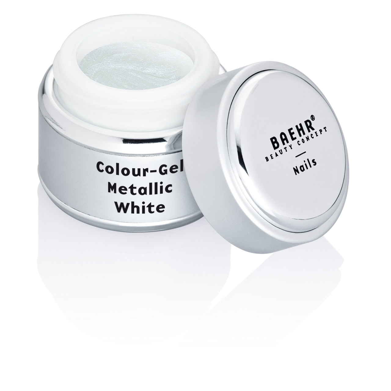 BAEHR BEAUTY CONCEPT - NAILS Colour-Gel Metallic White 5 ml BAEHR BEAUTY CONCEPT - NAILS Colour-Gel Metallic White 5 ml
