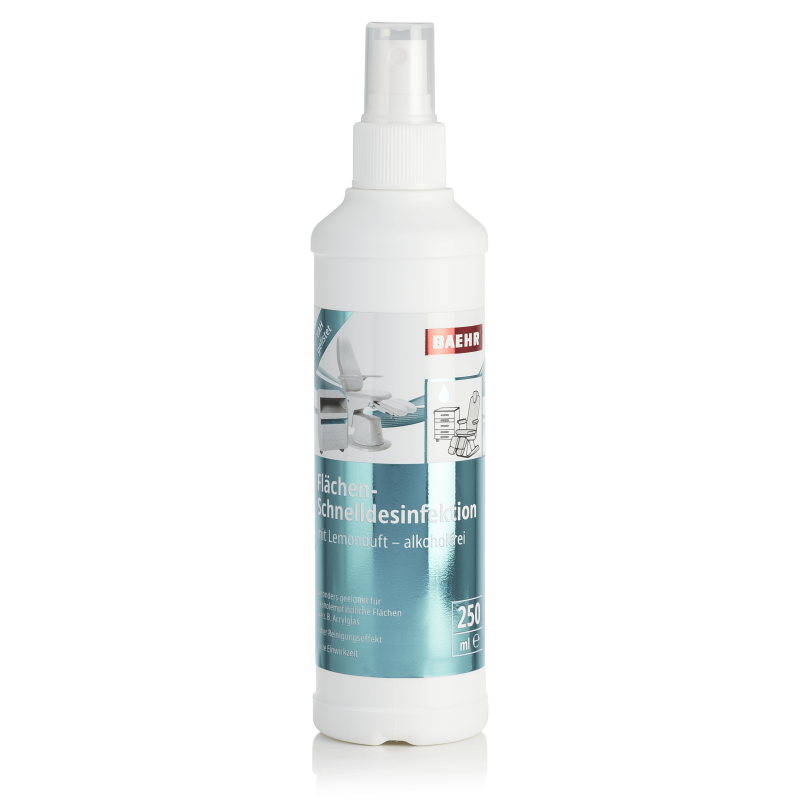 BAEHR Flächen-Schnelldesinfektion, 250 ml mit Sprühkopf BAEHR Flächen-Schnelldesinfektion, 250 ml mit Sprühkopf